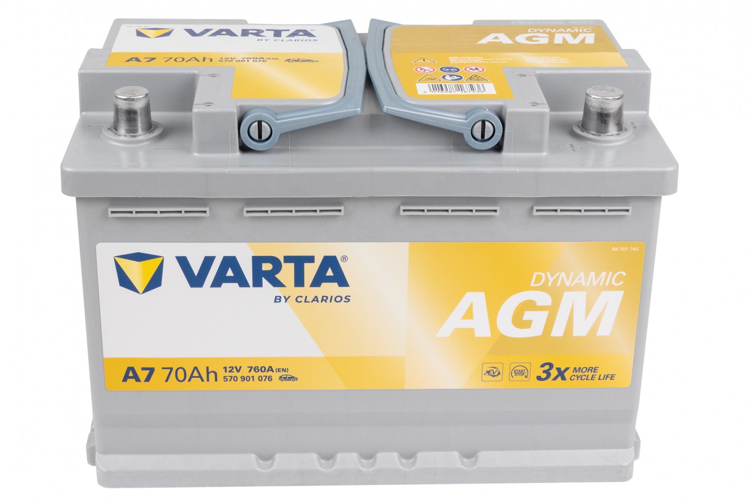 АКУМУЛЯТОРНА БАТАРЕЯ VARTA ВИКОРИСТОВУЮТЬСЯ ДЛЯ ЗАПУСКУ ПОРШНЕВИХ ДВИГУНІВ 12V 70AH